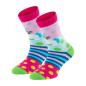 Preview: 6 Paar TippTexx 24 Kinder Socken Gute Laune Einhorn